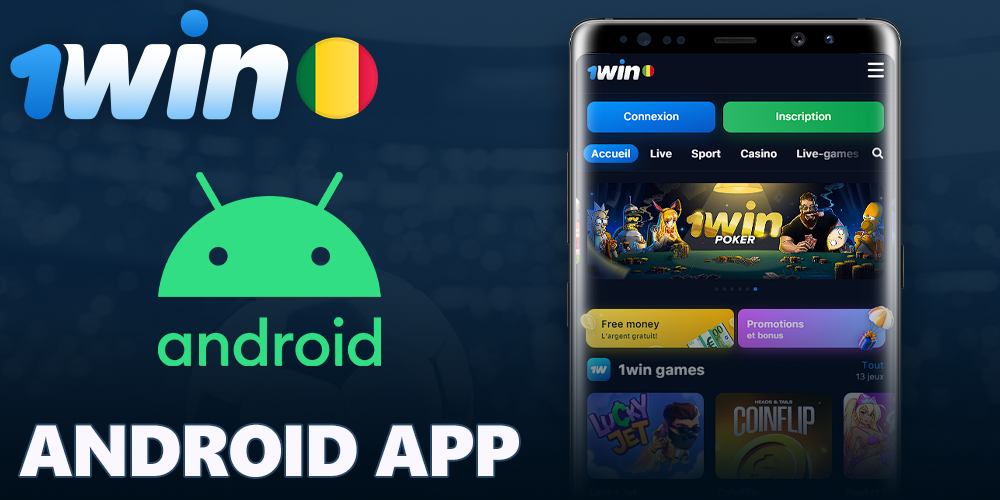 1Win applications mobiles pour Android