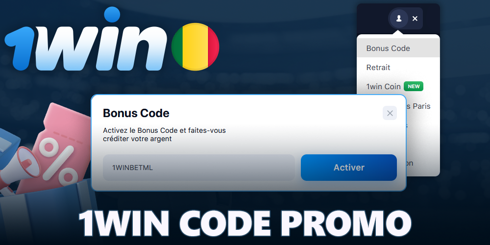 Code promo 1Win pour les joueurs du Mali