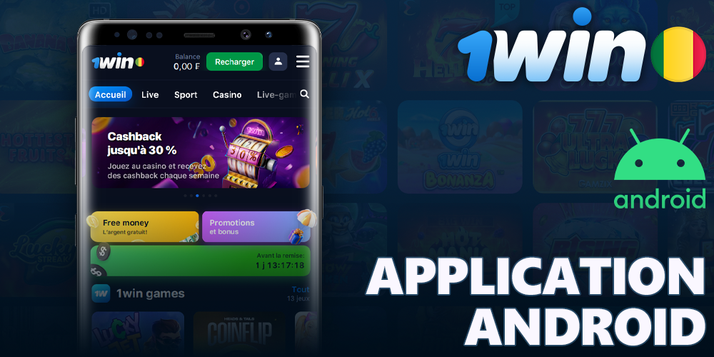 Applications de casino en ligne 1Win pour Android