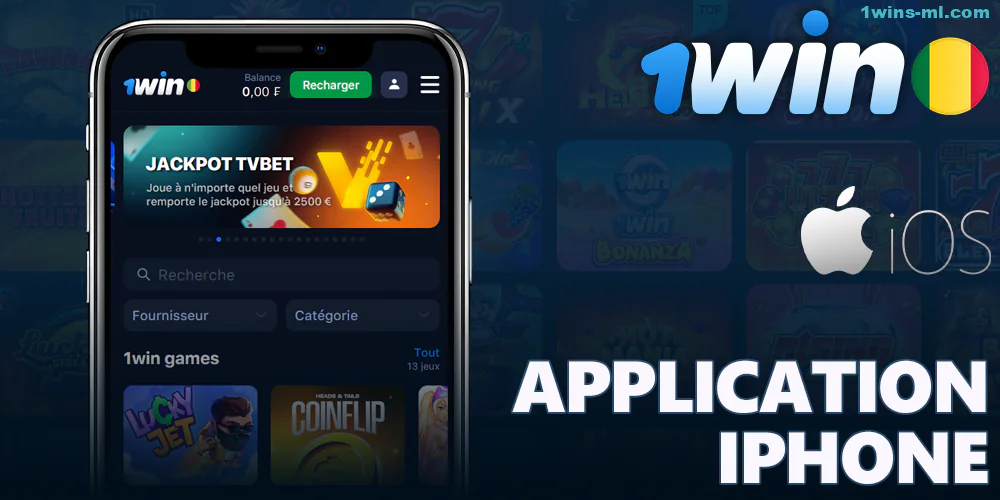 Applications de casino en ligne 1Win pour iPhone
