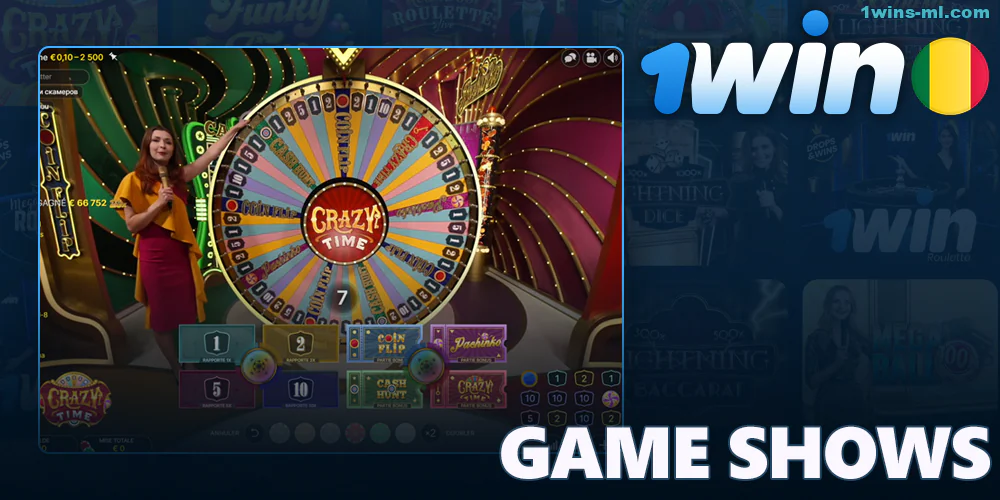 Jeux Show au casino en ligne 1Win
