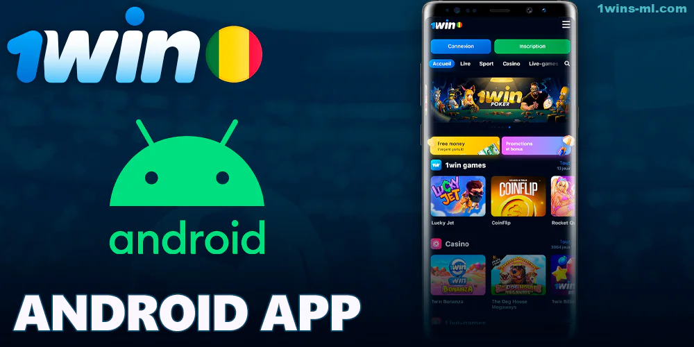 1Win applications mobiles pour Android